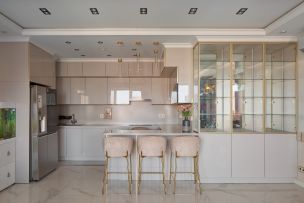 Кухня Рина Гласс SL + Ханна Стил SL Кухни наших клиентов Кухня Рина Гласс SL + Ханна Стил SL