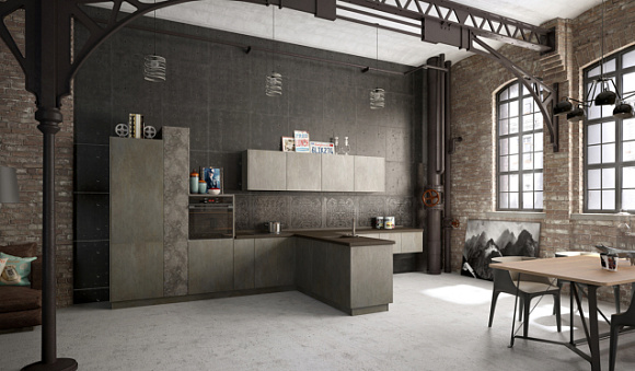 Серая кухня в Самаре