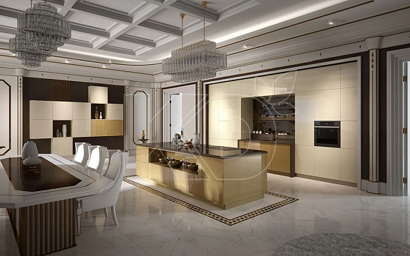 Интерьер кухни модерн