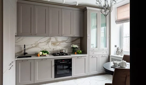 Серая кухня в Самаре