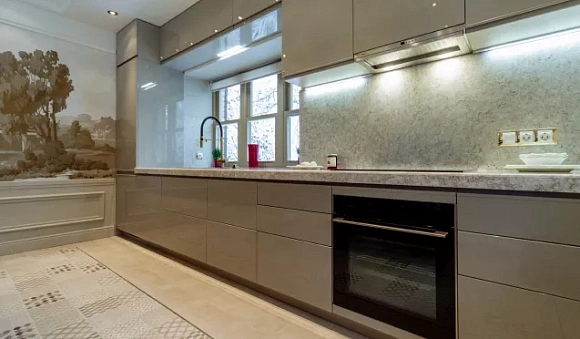 Серая кухня в Самаре