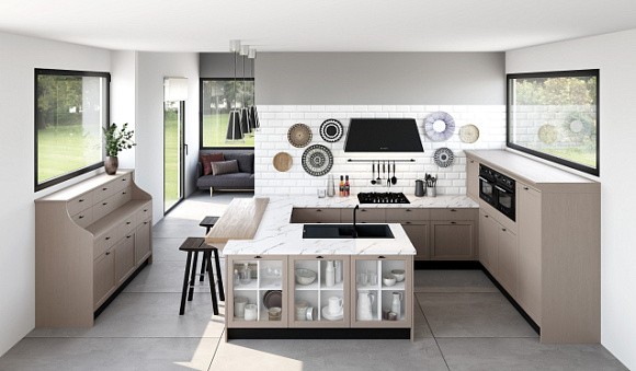 Светлая кухня в Арзамасе