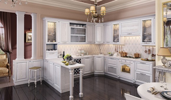 Светлая кухня в Арзамасе