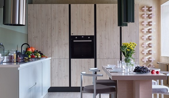 Бежевая кухня в Нальчике