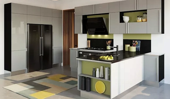 Серая кухня в Самаре