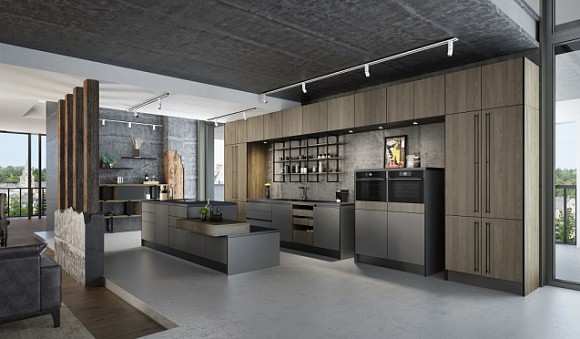 Кухни с фасадами из МДФ