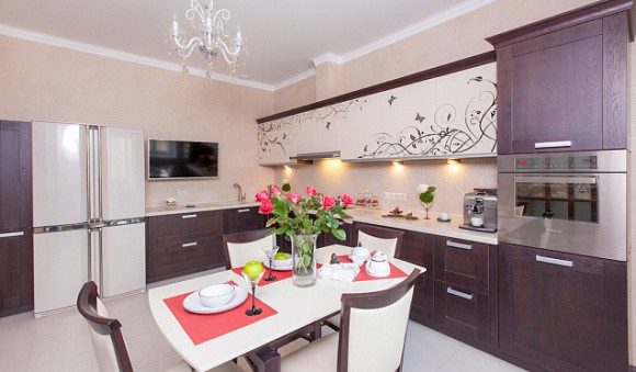 Бежевая кухня в Нальчике