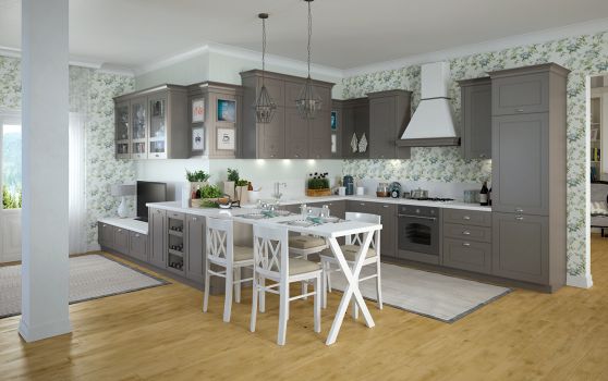 Классическая кухня в современном интерьере