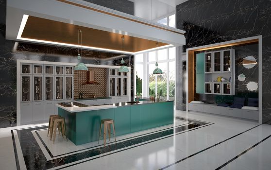 Модная кухня с островом
