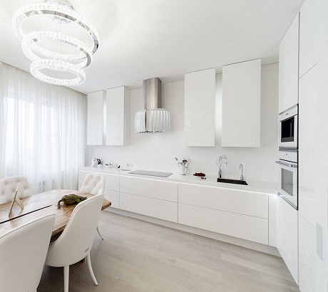 Кухня Фаворит 3 с фрезеровкой Роза