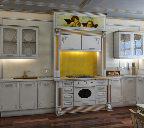 Кухня Айвори Glance